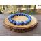 Sodalite and Lapis Lazuli Beaded Bracelet by Rock My Zen